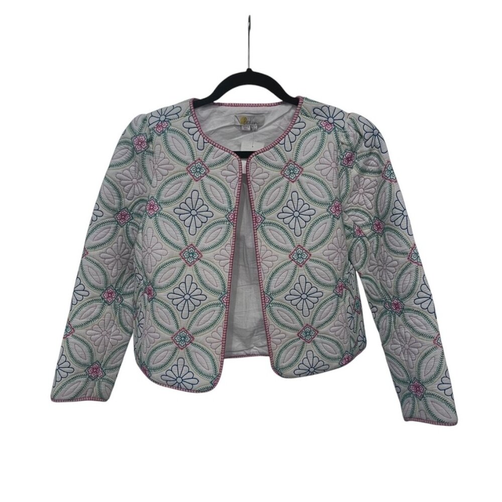 Boden Women's Embroidered Floral Jacket Size 4